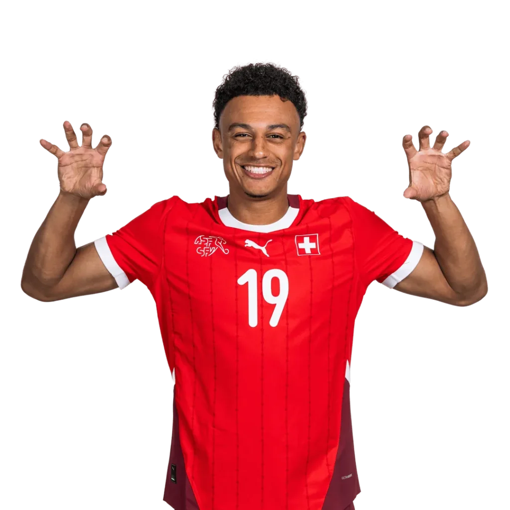 Coupe du Monde 2026 : la Suisse avec le talent Dan Ndoye 2 Dan Ndoye joueur cadre de l'équipe de Suisse de football... aide à porter l'équipe vers la qualificaiton pour mondial 2026 aux USA